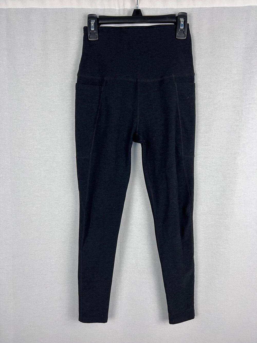 Beyond Yoga Leggings Women Small Black Spacedye Out of Pocket High Rise Athletic